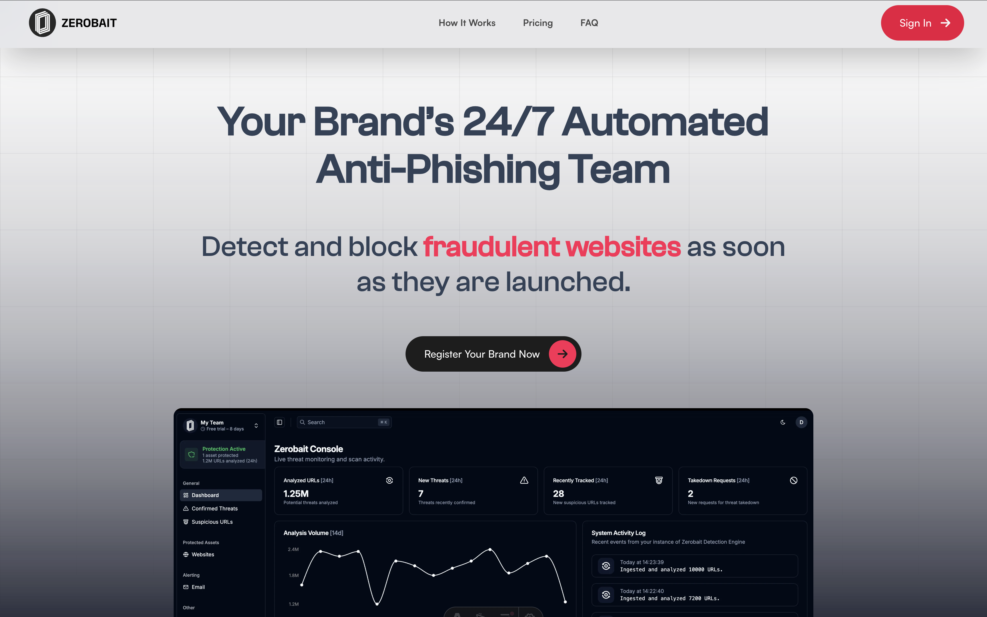 Zerobait screenshot 2