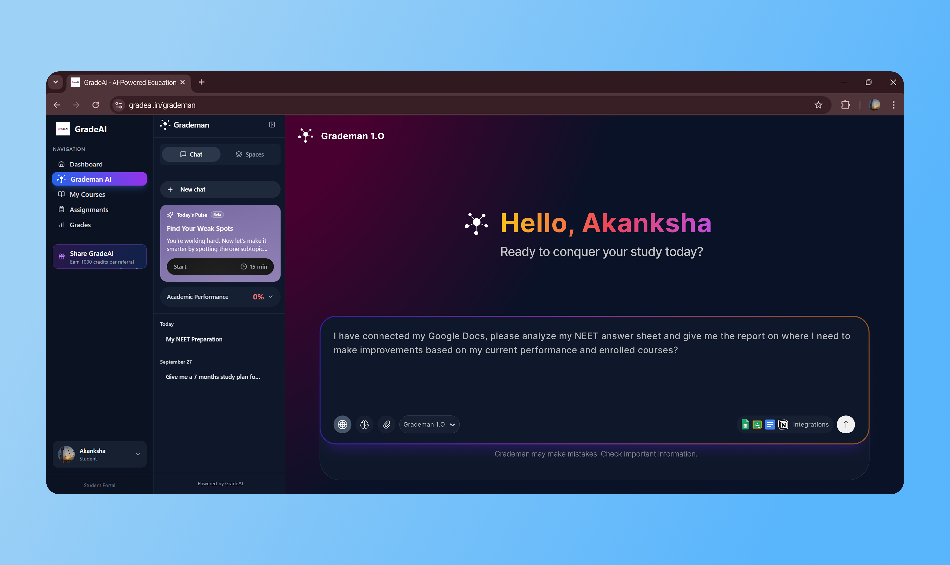 Grademan screenshot 3