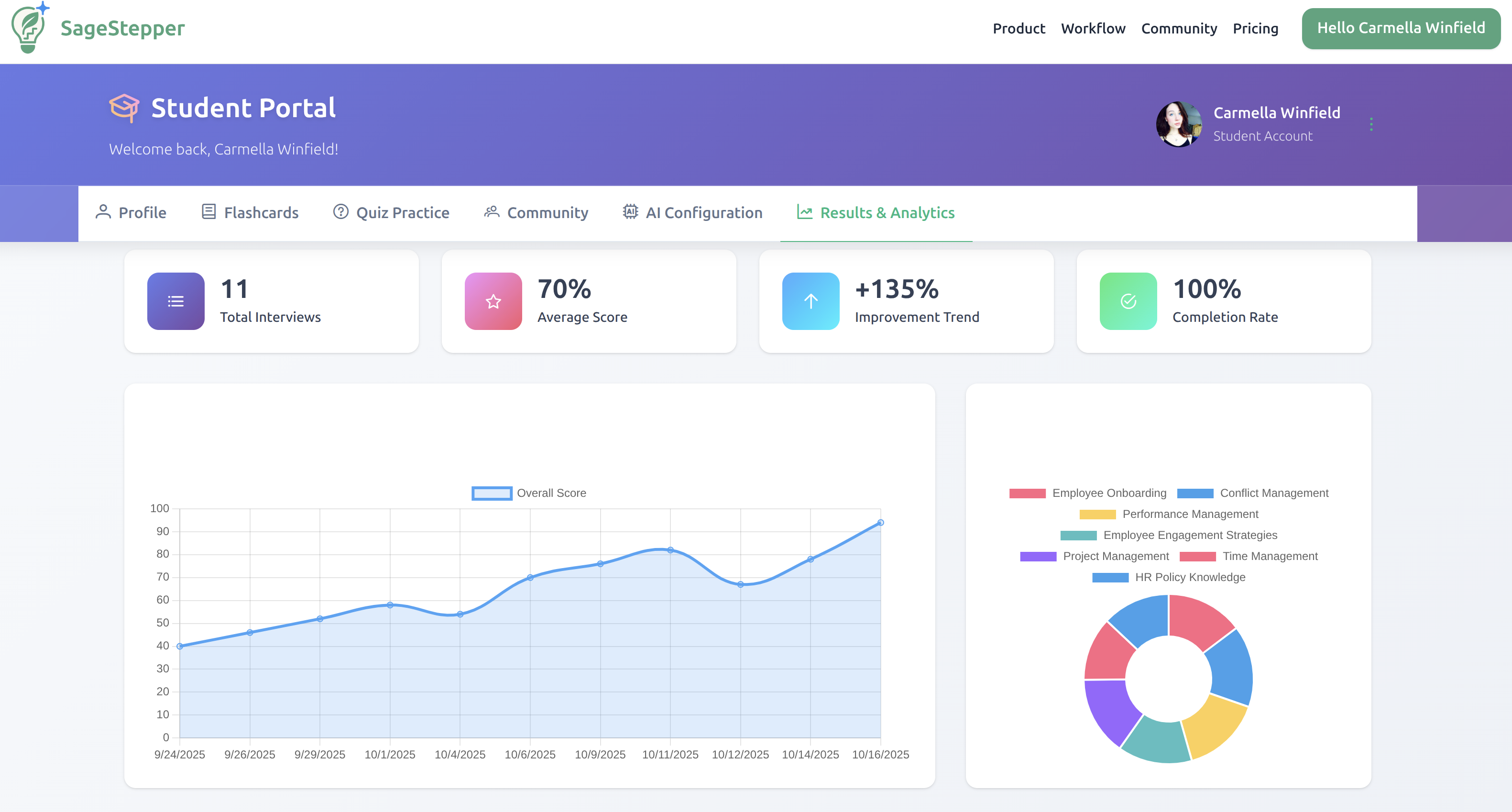 Sagestepper screenshot 1