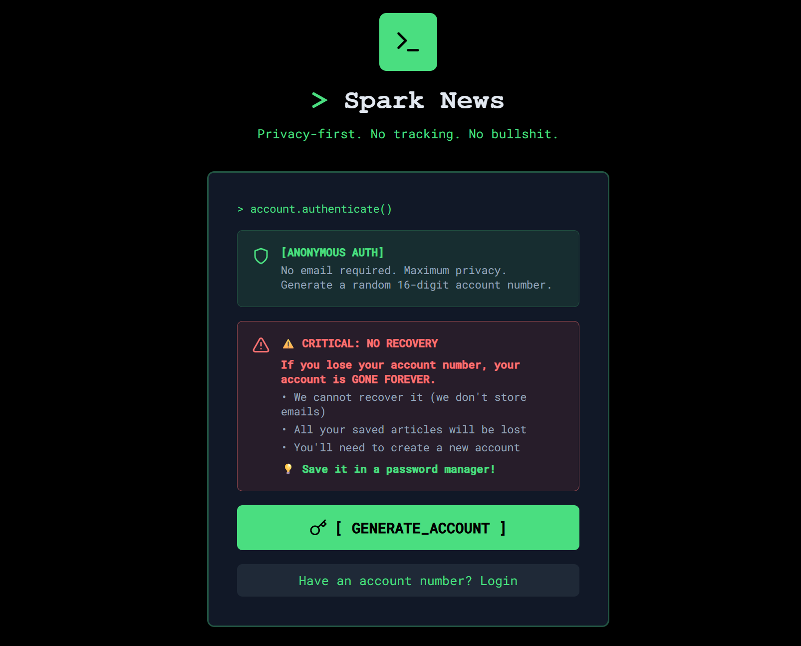 Spark News Reader screenshot 2
