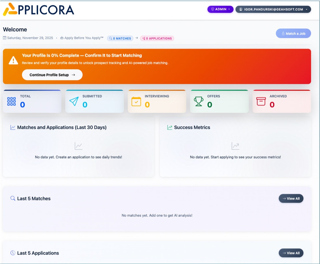 Applicora — Talent Intelligence Platform screenshot 3