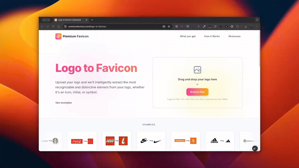 Premium Favicon screenshot 1