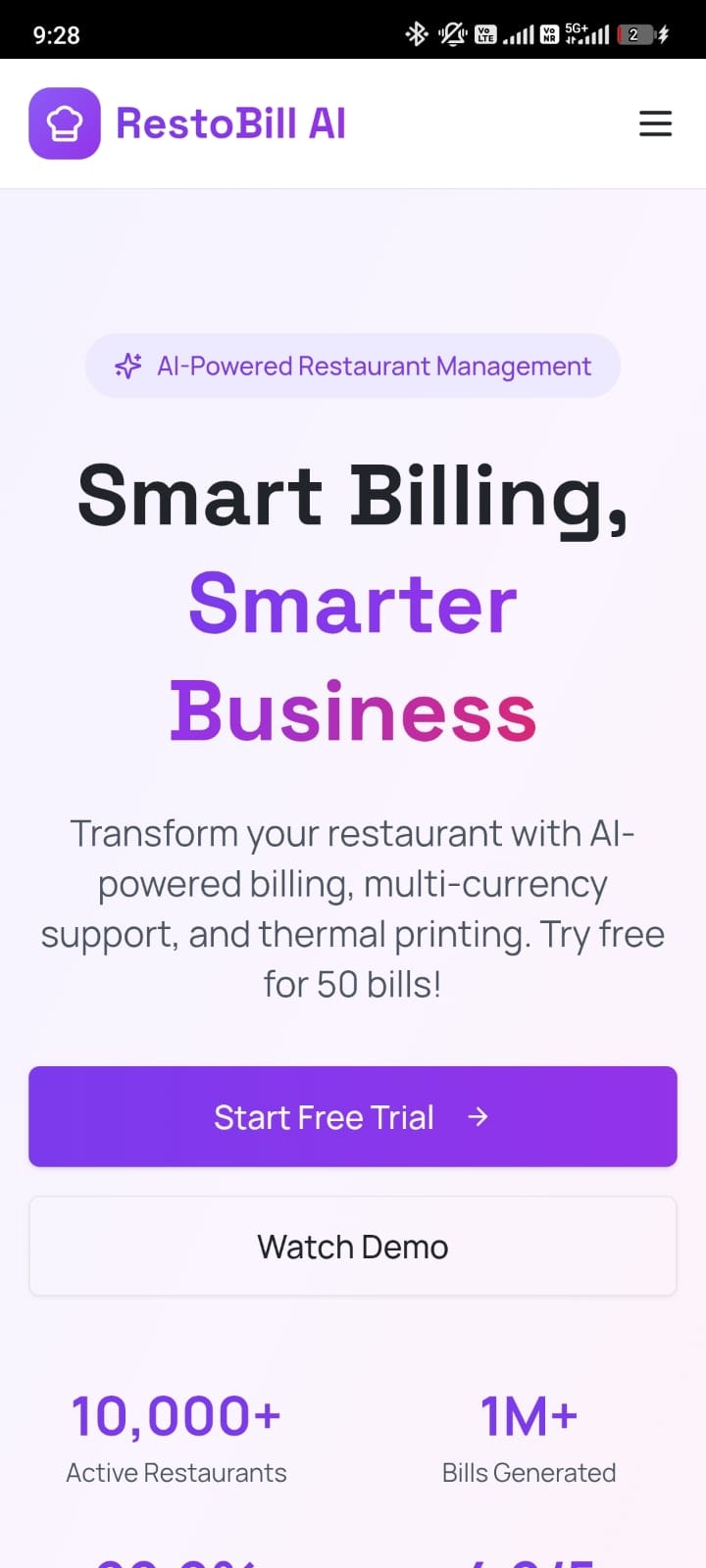 RESTRO AI screenshot 3