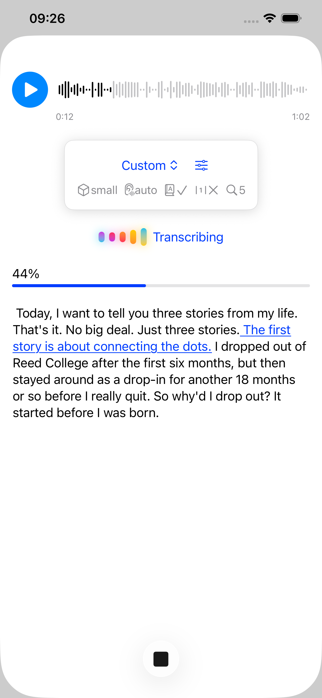 Hello Transcribe 4 screenshot 2