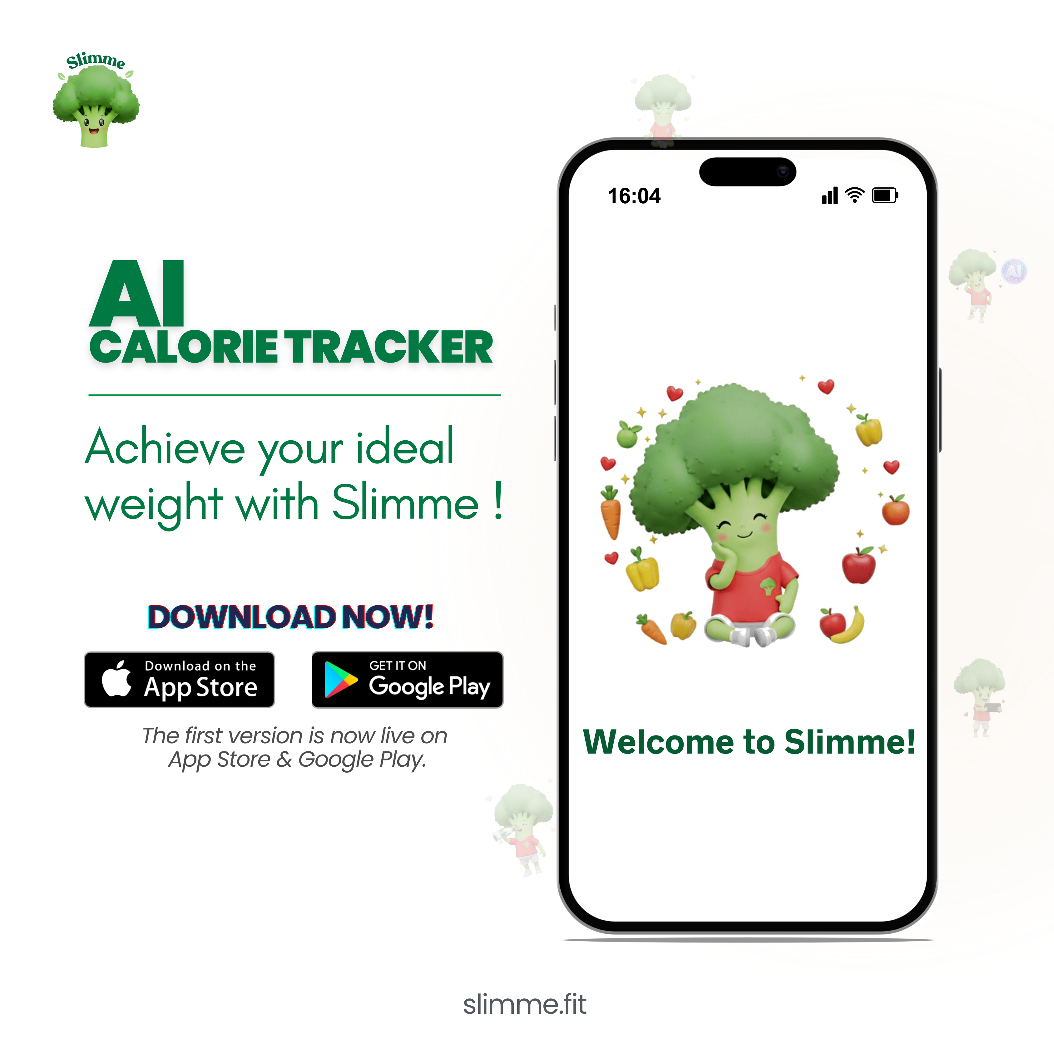Slimme - AI Calorie Tracker screenshot 1