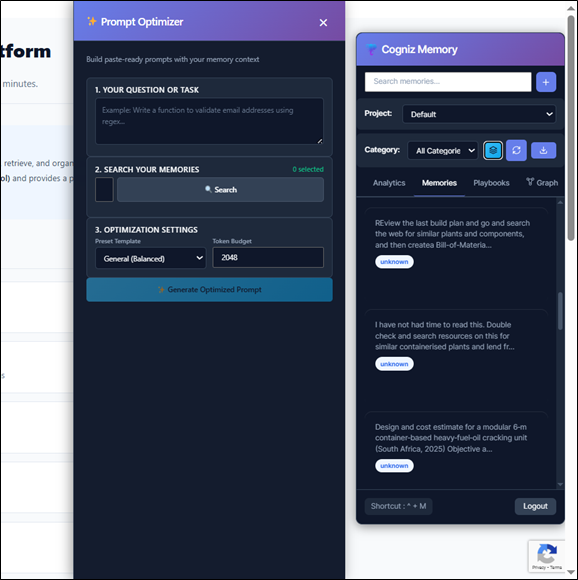 Cogniz AI - AI Context Everywhere screenshot 4
