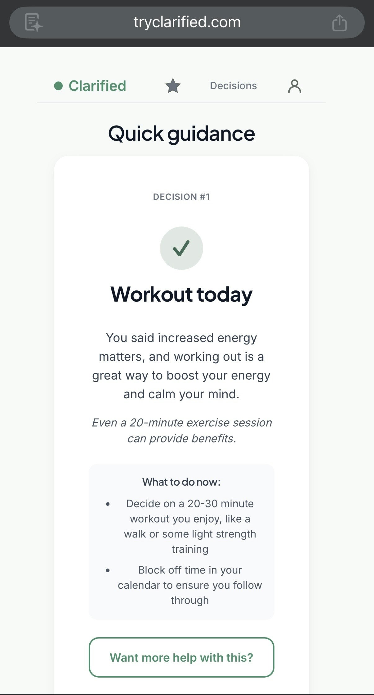 Clarified — Stop overthinking screenshot 5