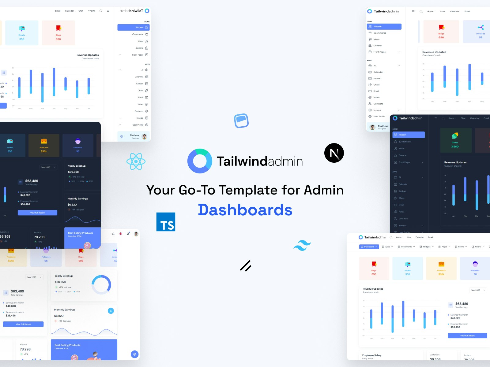 Tailwind Admin screenshot 1