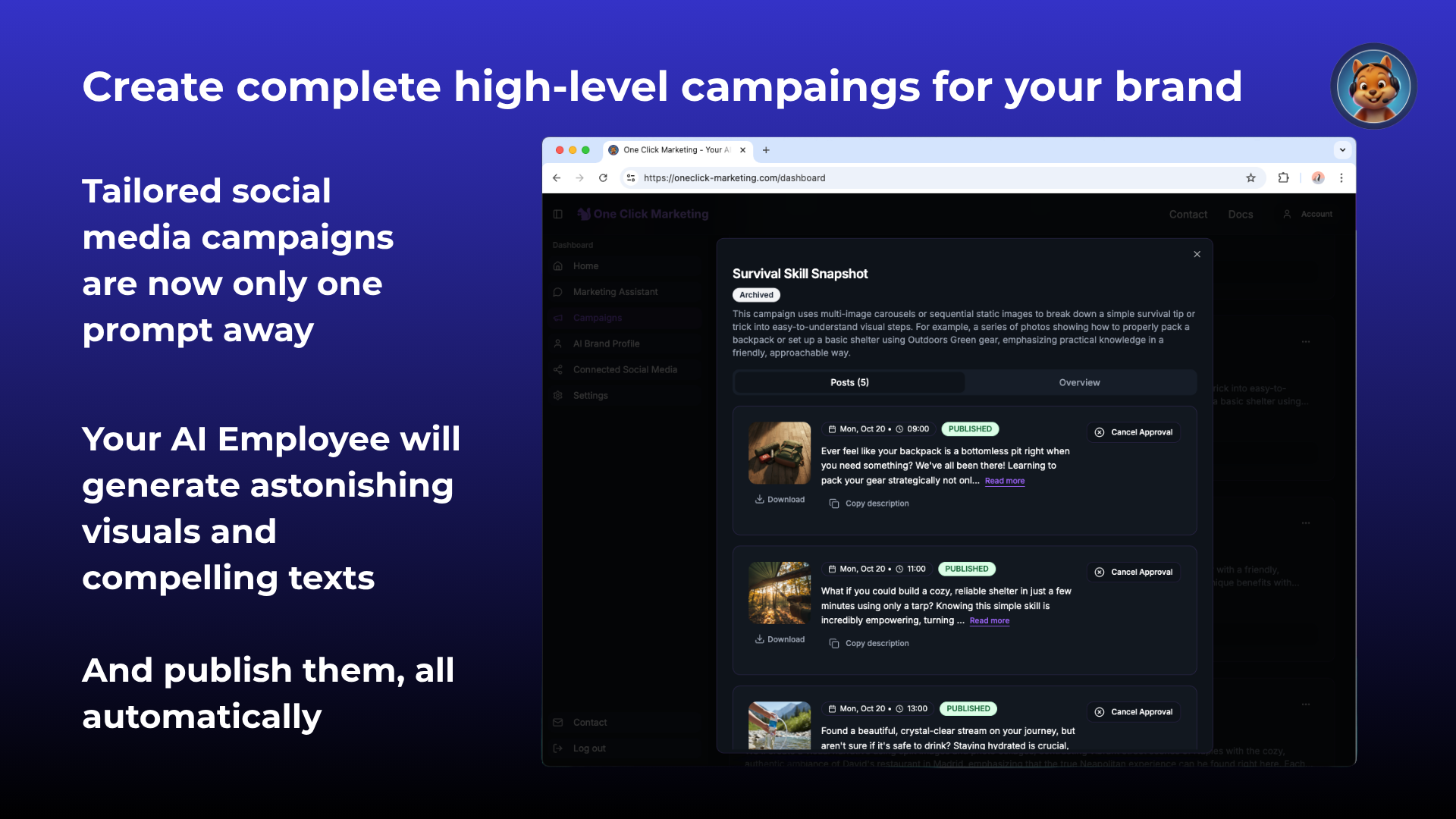 One Click Marketing screenshot 6