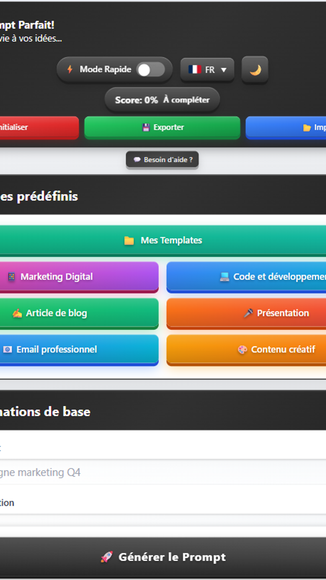 Le Prompt Parfait screenshot 3