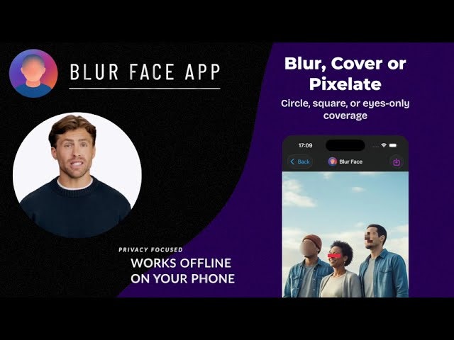 Blur Face - photo & video - iOS, Android screenshot 9
