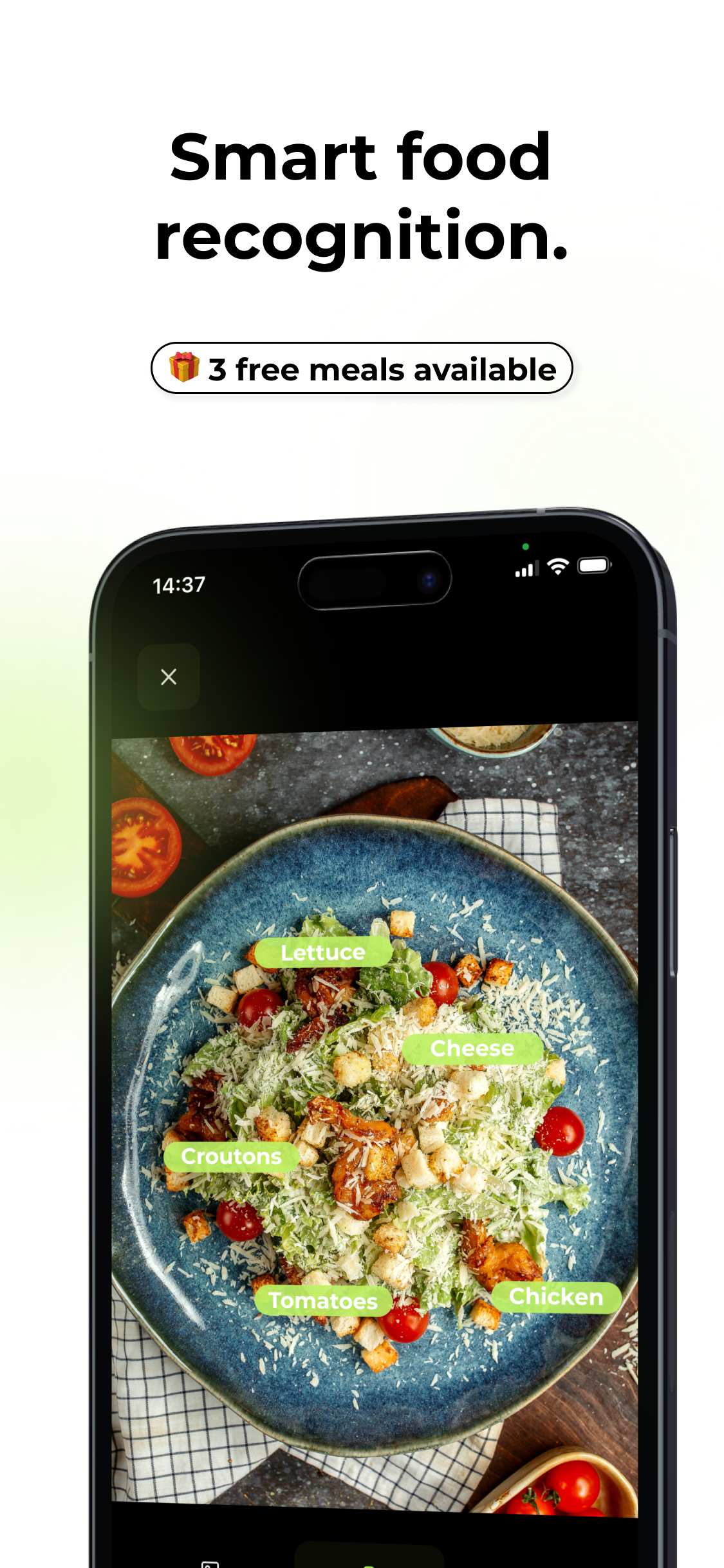 Foodiary: the no-BS calorie tracker screenshot 2