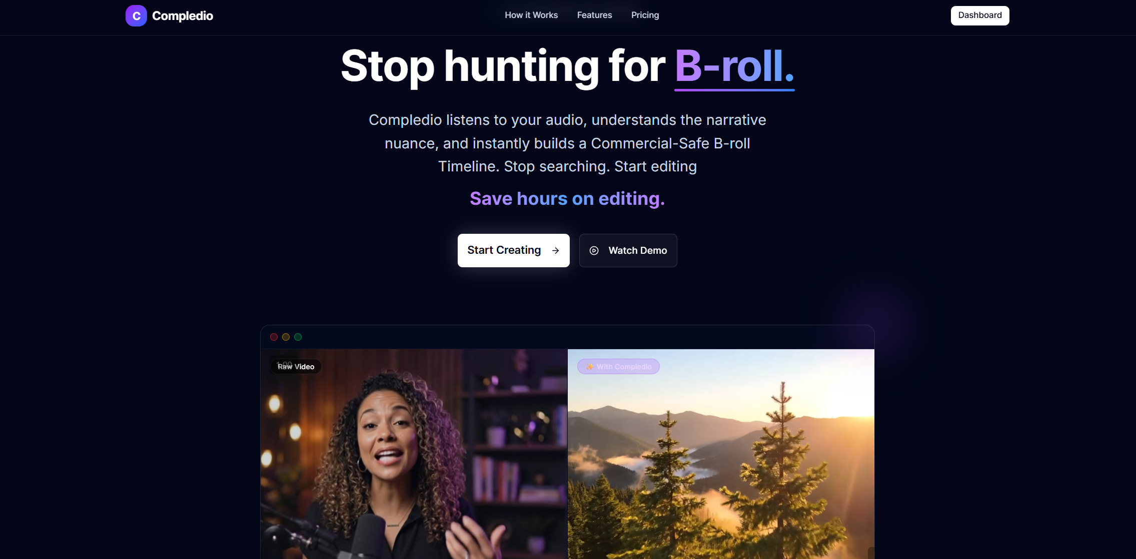Compledio | AI B-Roll Generator screenshot 3