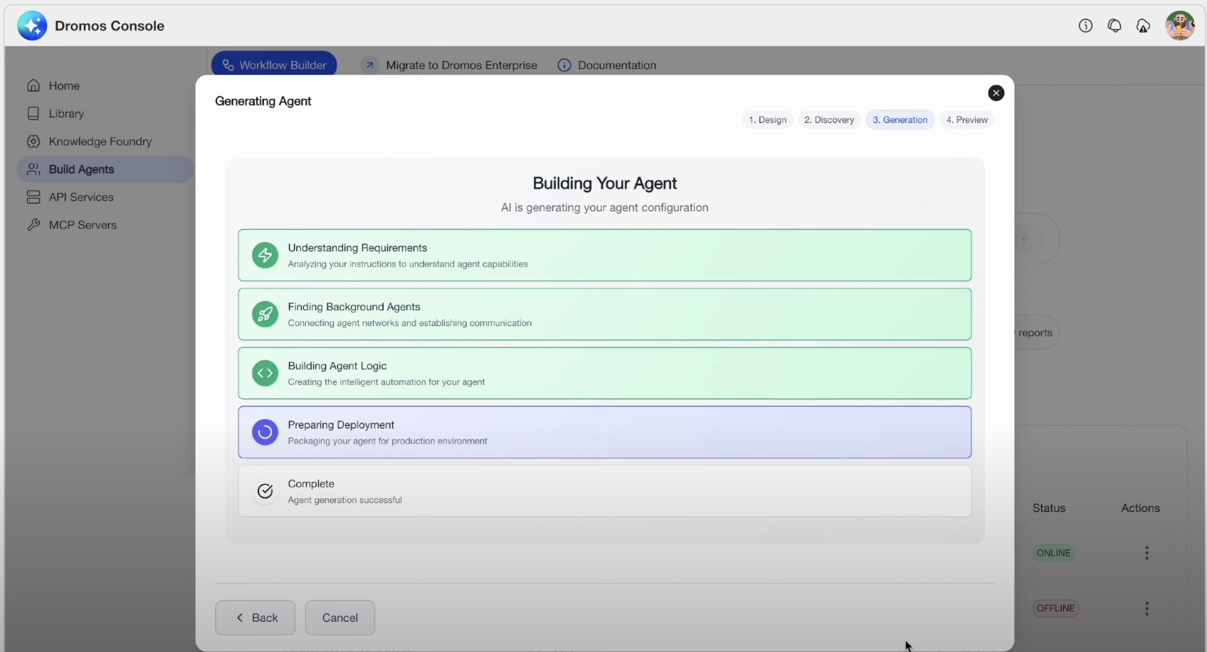 Introducing Dromos Console screenshot 5