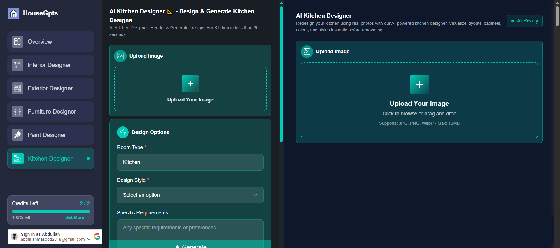 HouseGPTs AI Powered home designer. screenshot 2