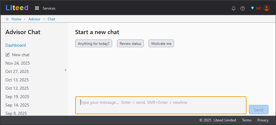 Liteed AI Advisor screenshot 3