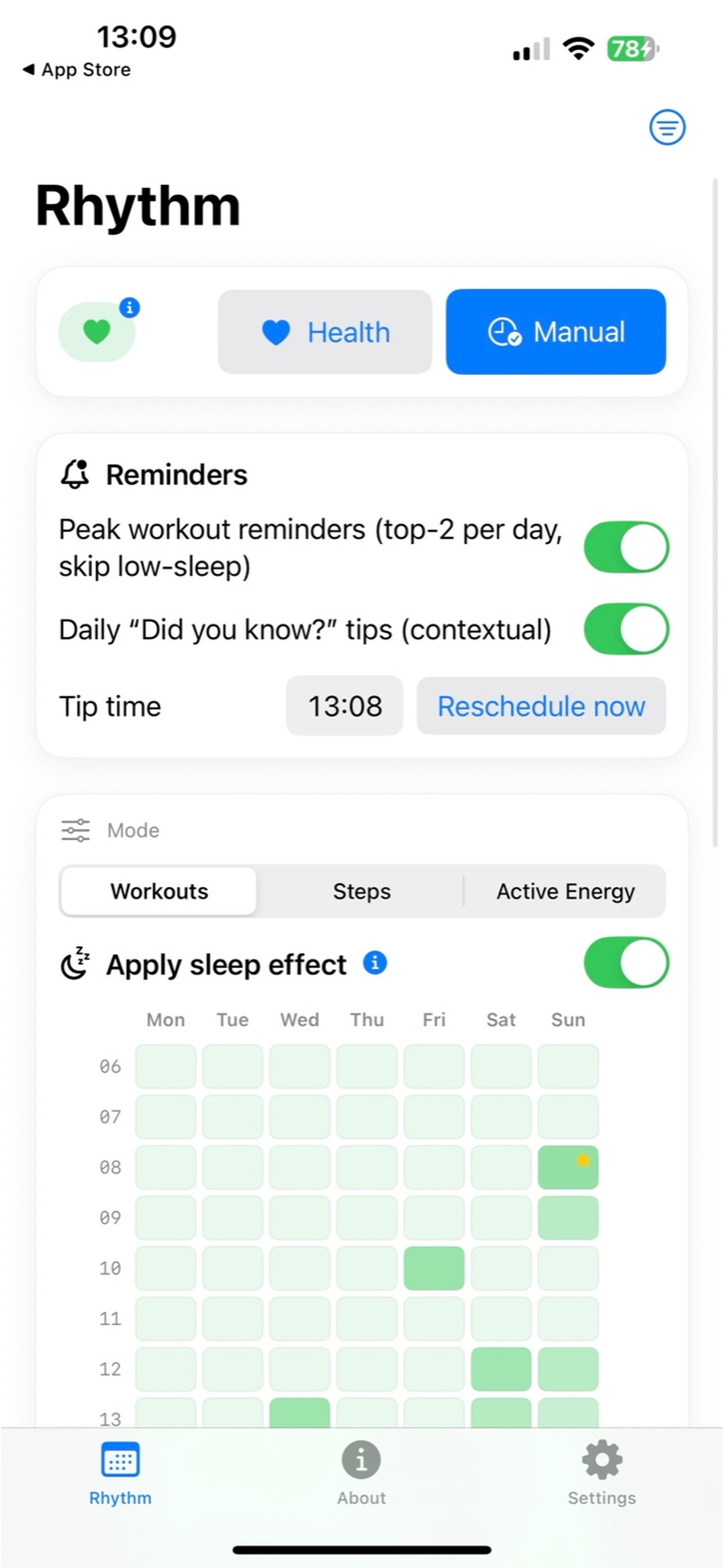 Circadian Move screenshot 1