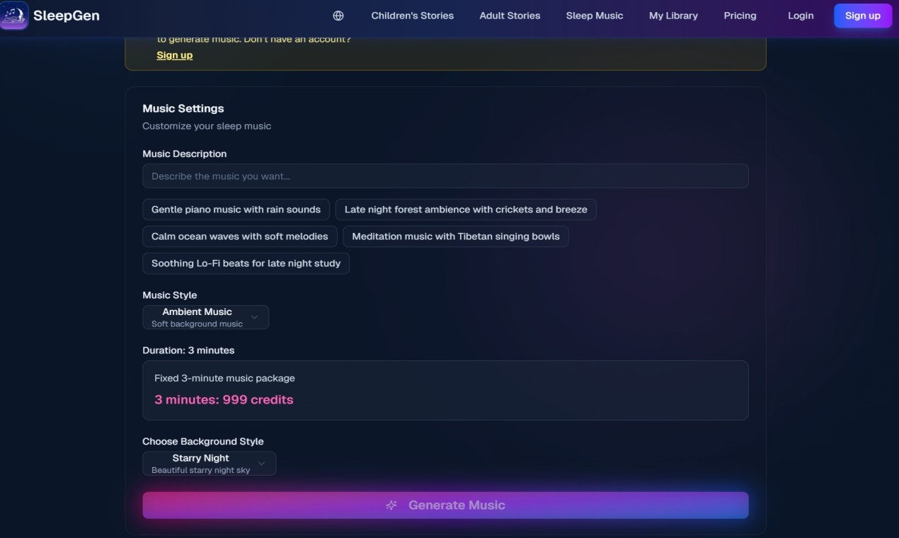 SleepGen screenshot 5