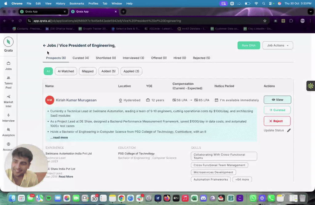 Qrata App screenshot 2