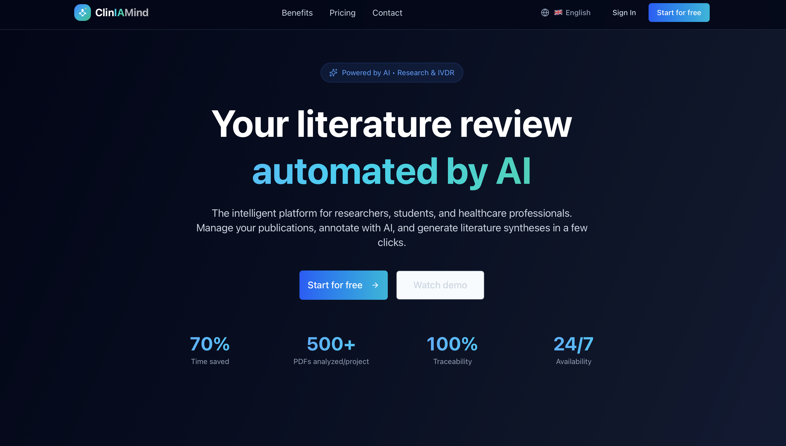ClinIAMind screenshot 1