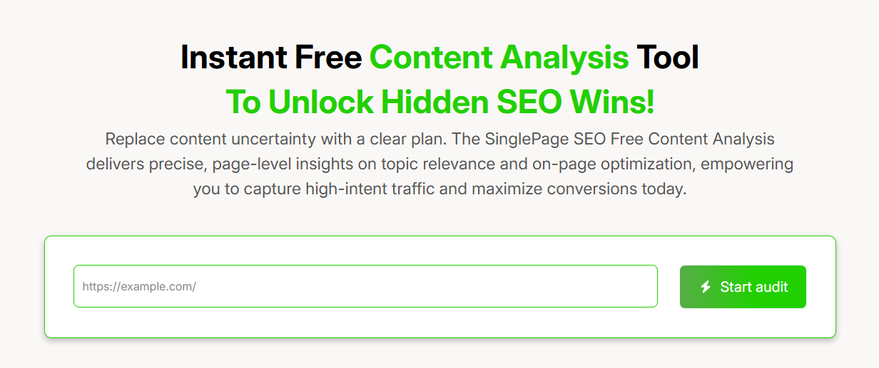 SinglePage SEO screenshot 3