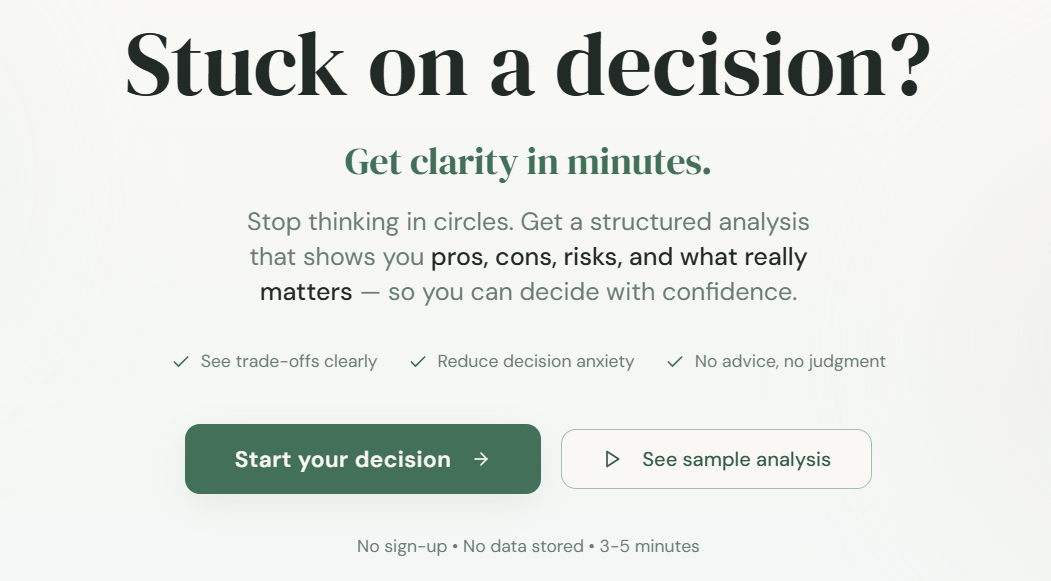 DecisionLab screenshot 4