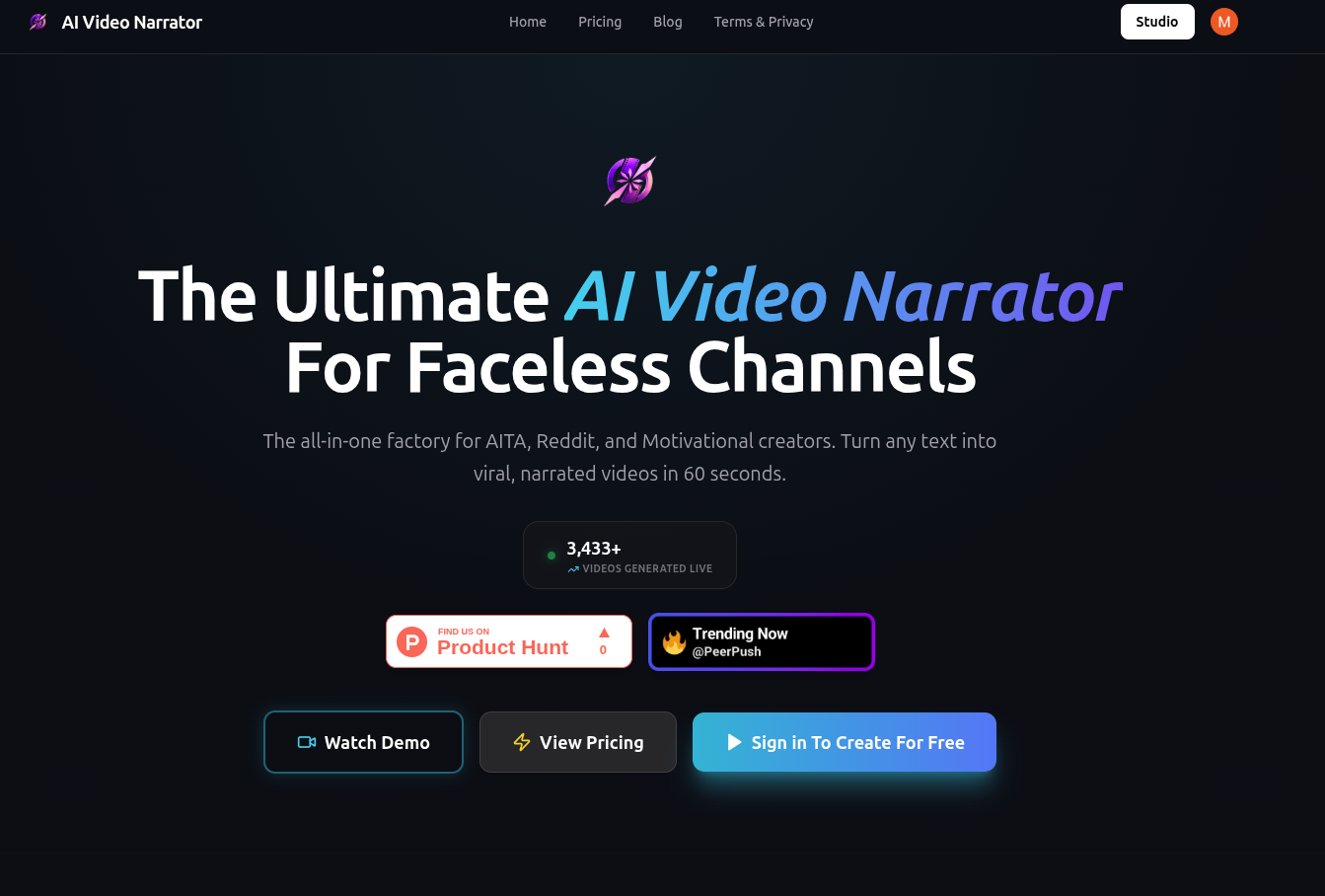 AI Video Narrator screenshot 1