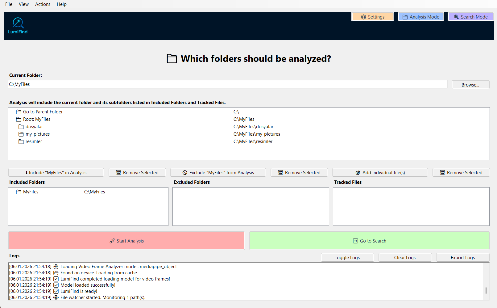 LumiFind screenshot 1