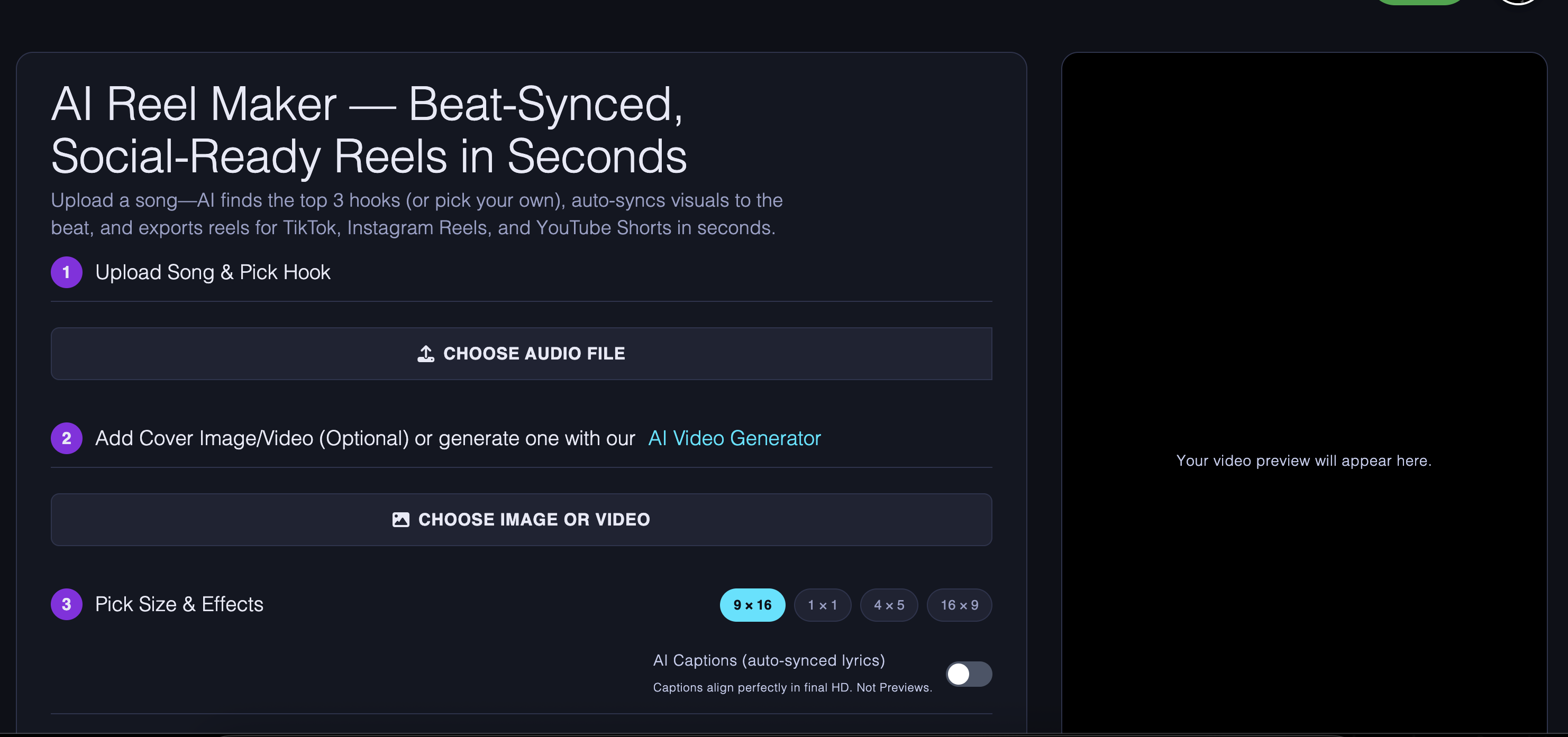 AI Music Reel Maker screenshot 3