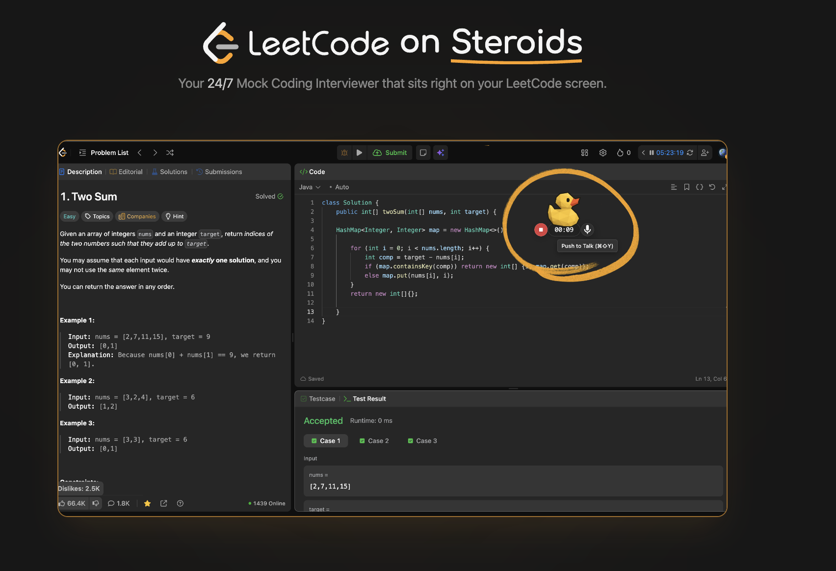 LeetDuck: LeetCode on Steroids screenshot 1