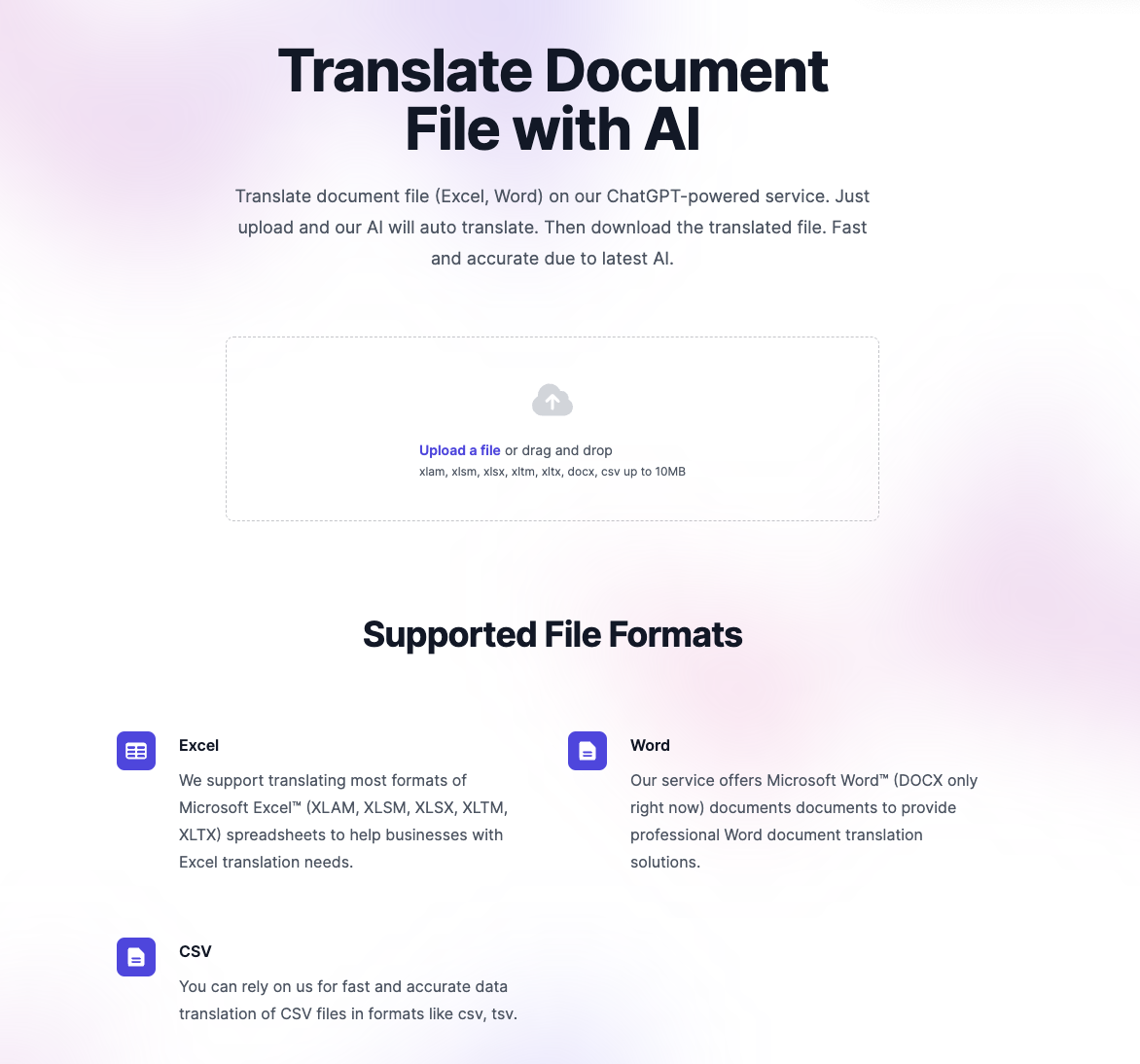 ZIP Bulk Translation Service