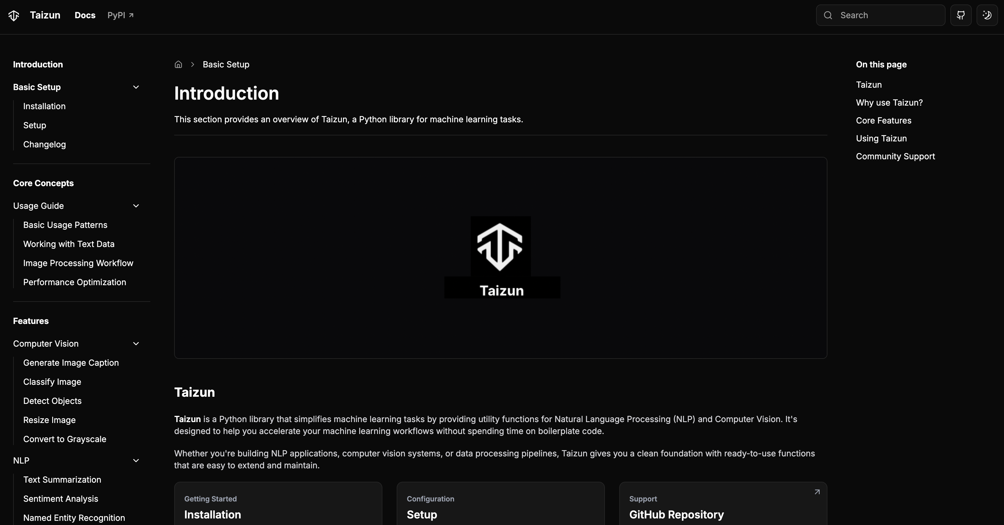 Taizun screenshot 1