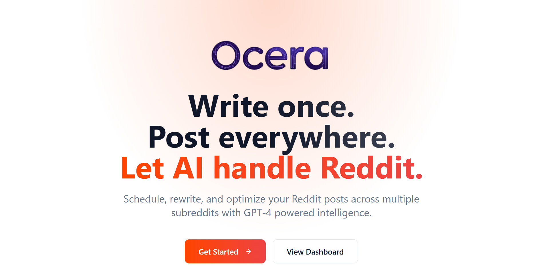 Ocera screenshot 1