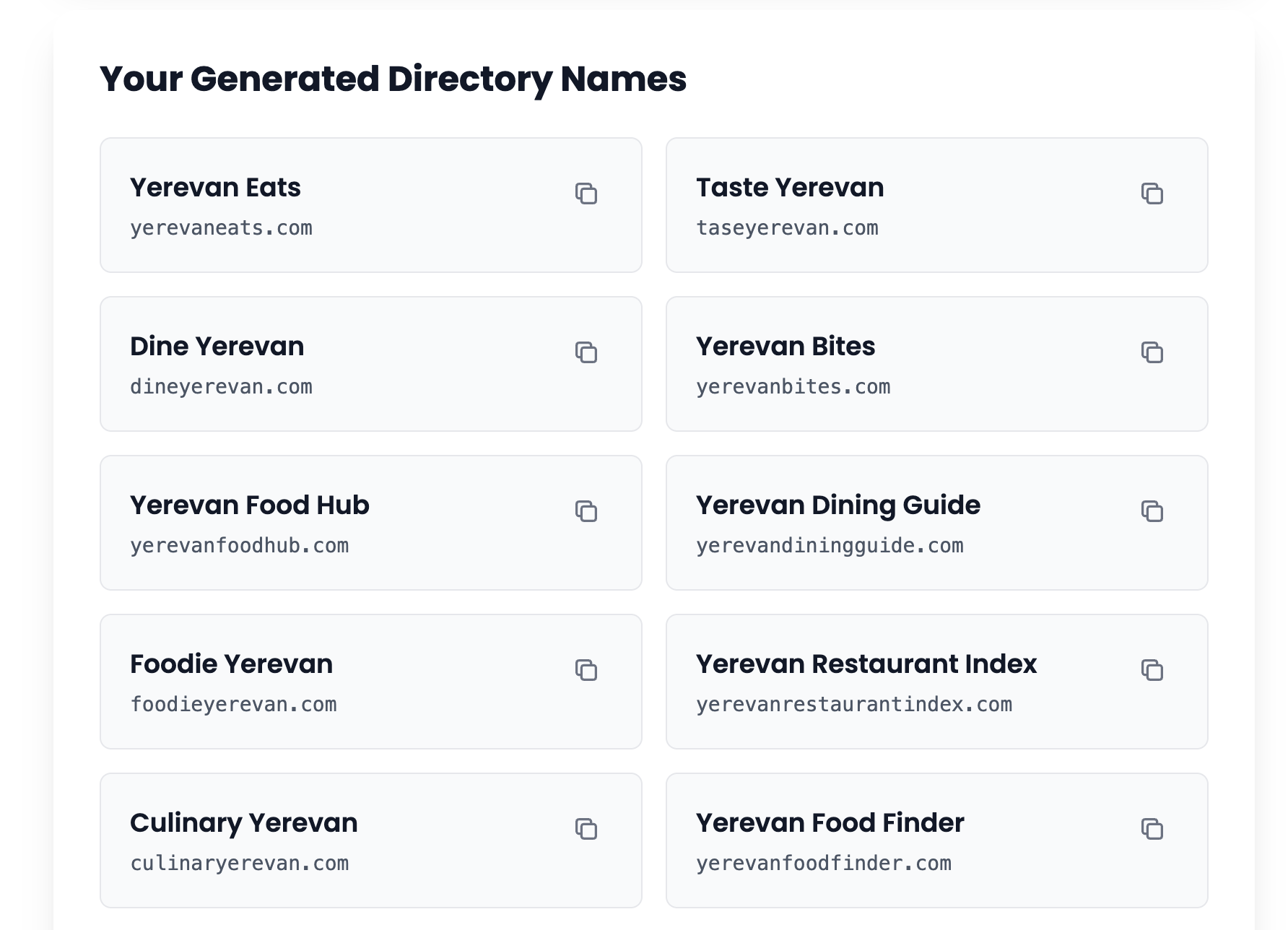 AI Directory Name Generator screenshot 3