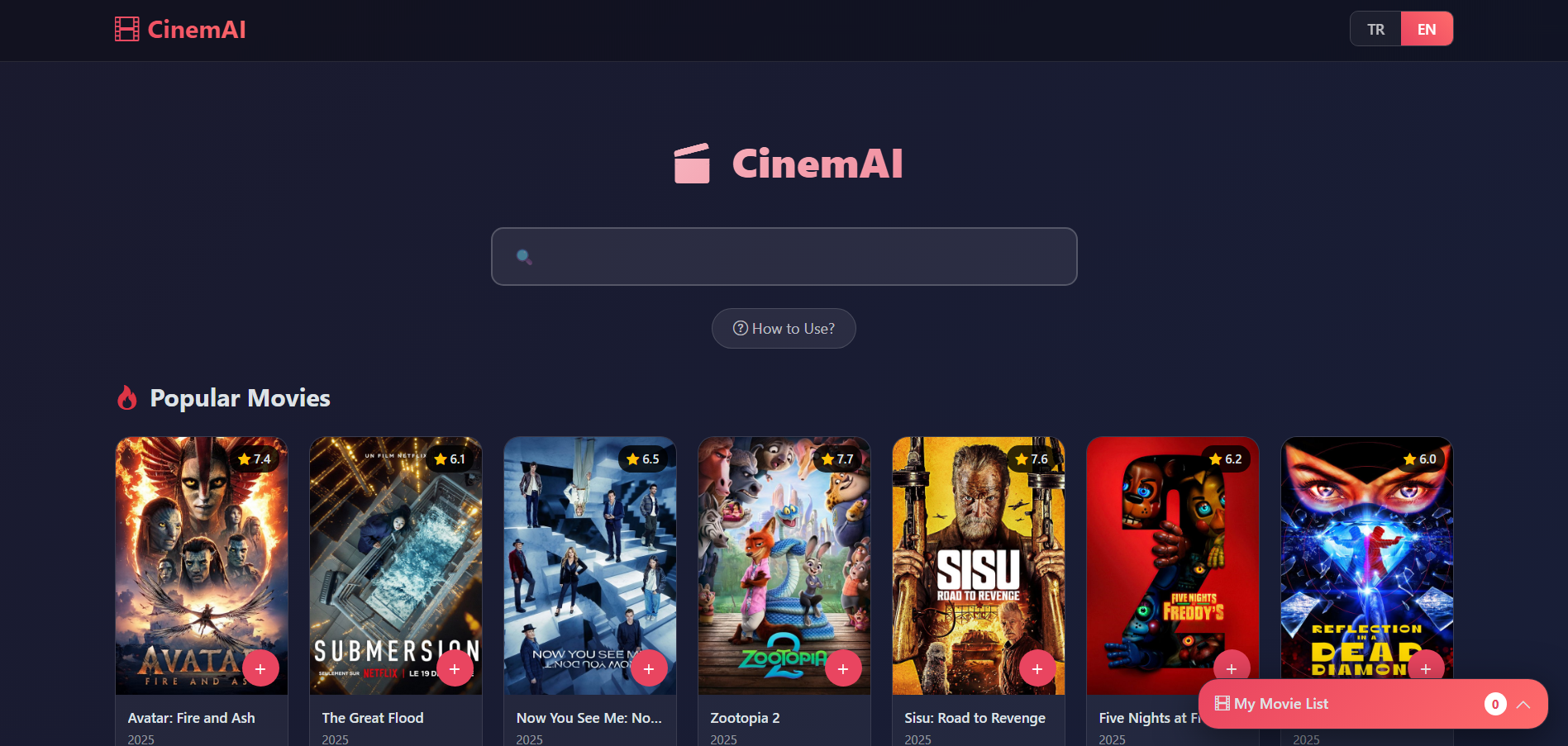 CinemAI screenshot 1