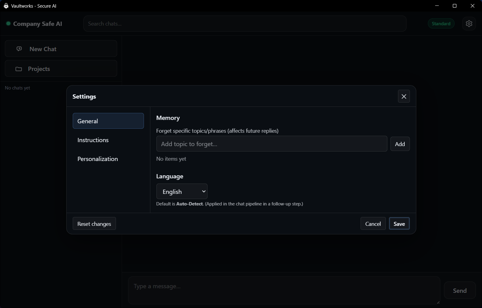 Secure AI screenshot 2