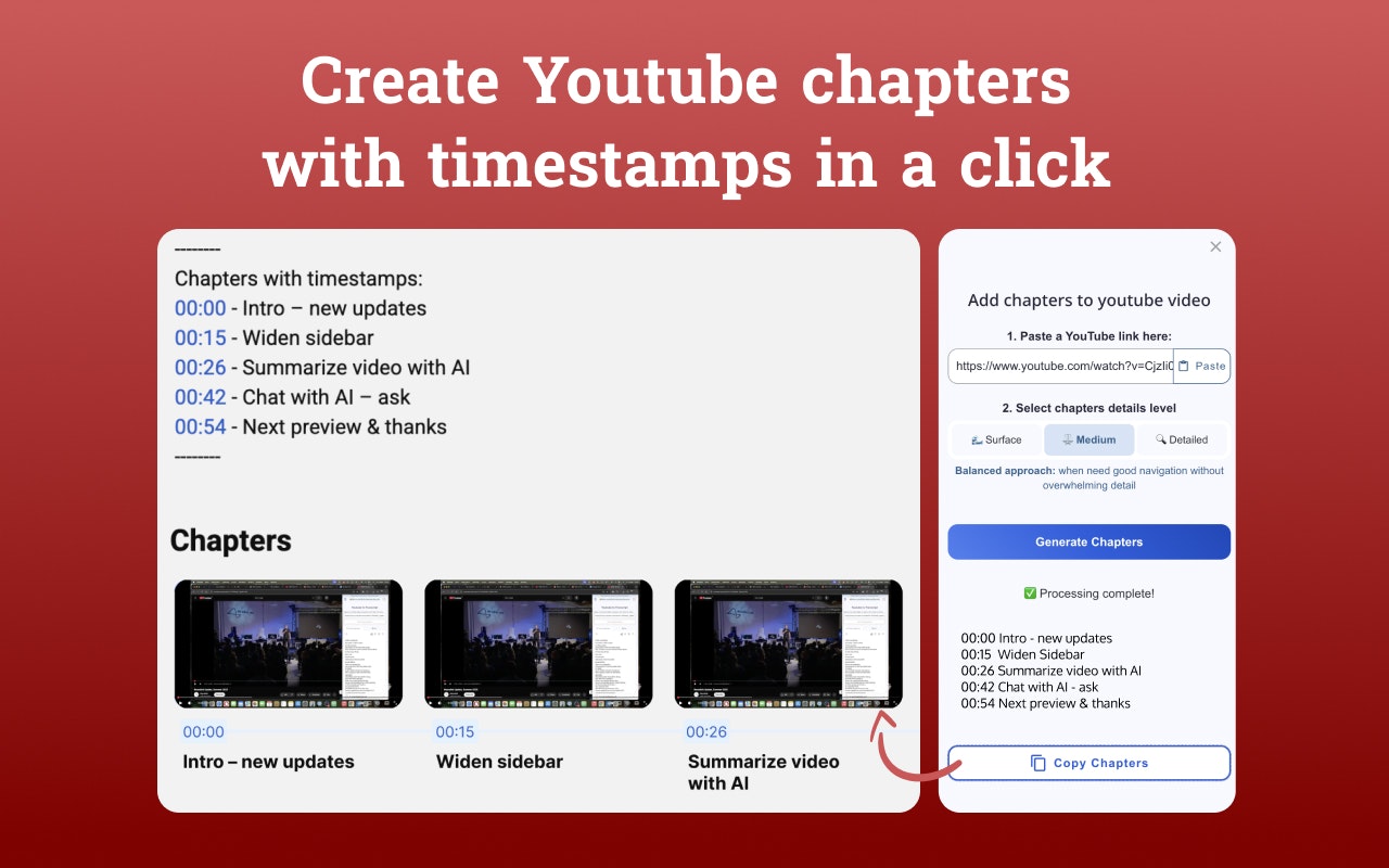 Add chapters to youtube video screenshot 1