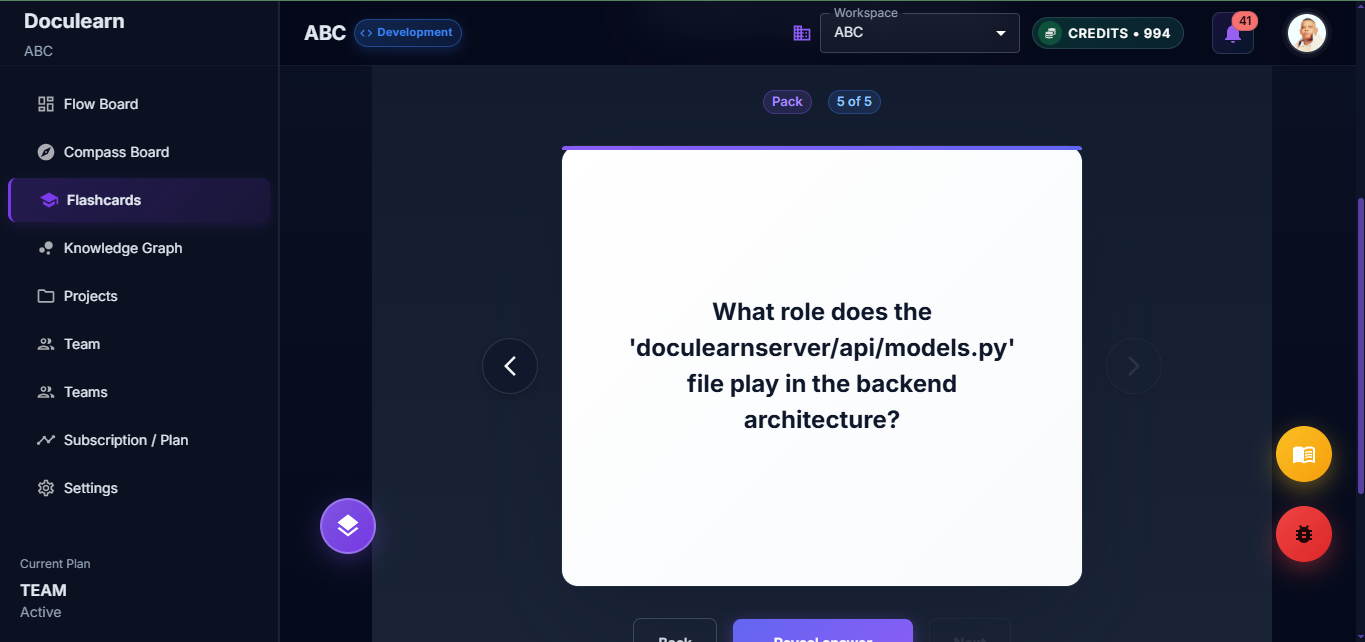 Doculearn screenshot 2