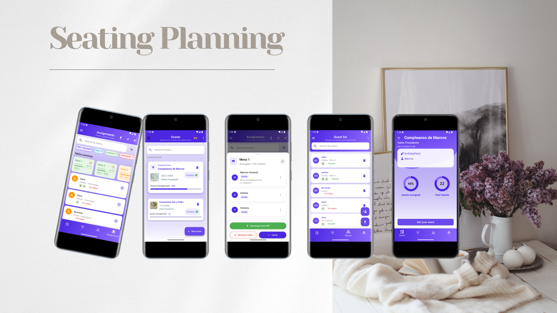 Seating Plannign app screenshot 3