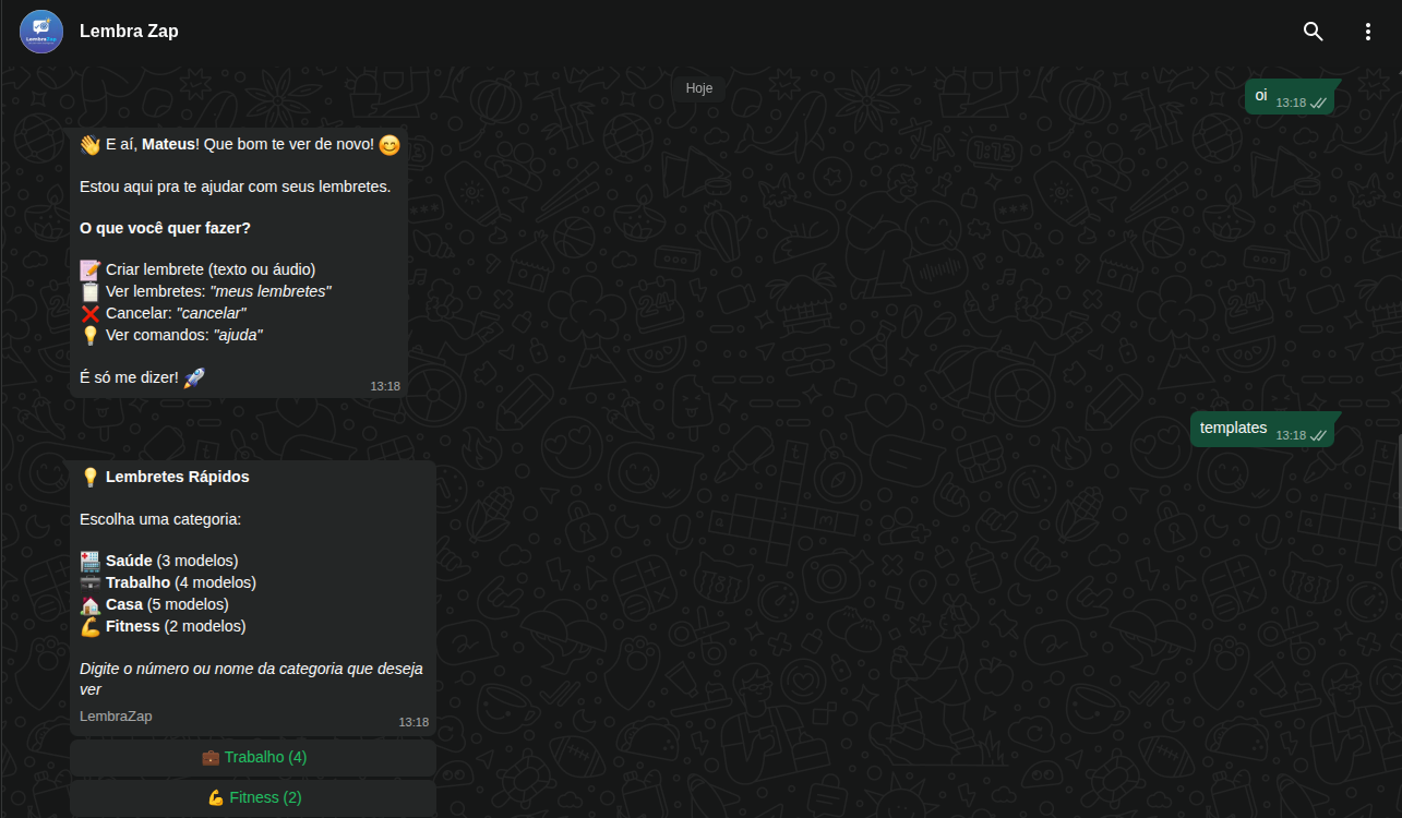 LembraZap - AI-Powered Whats Reminders screenshot 1