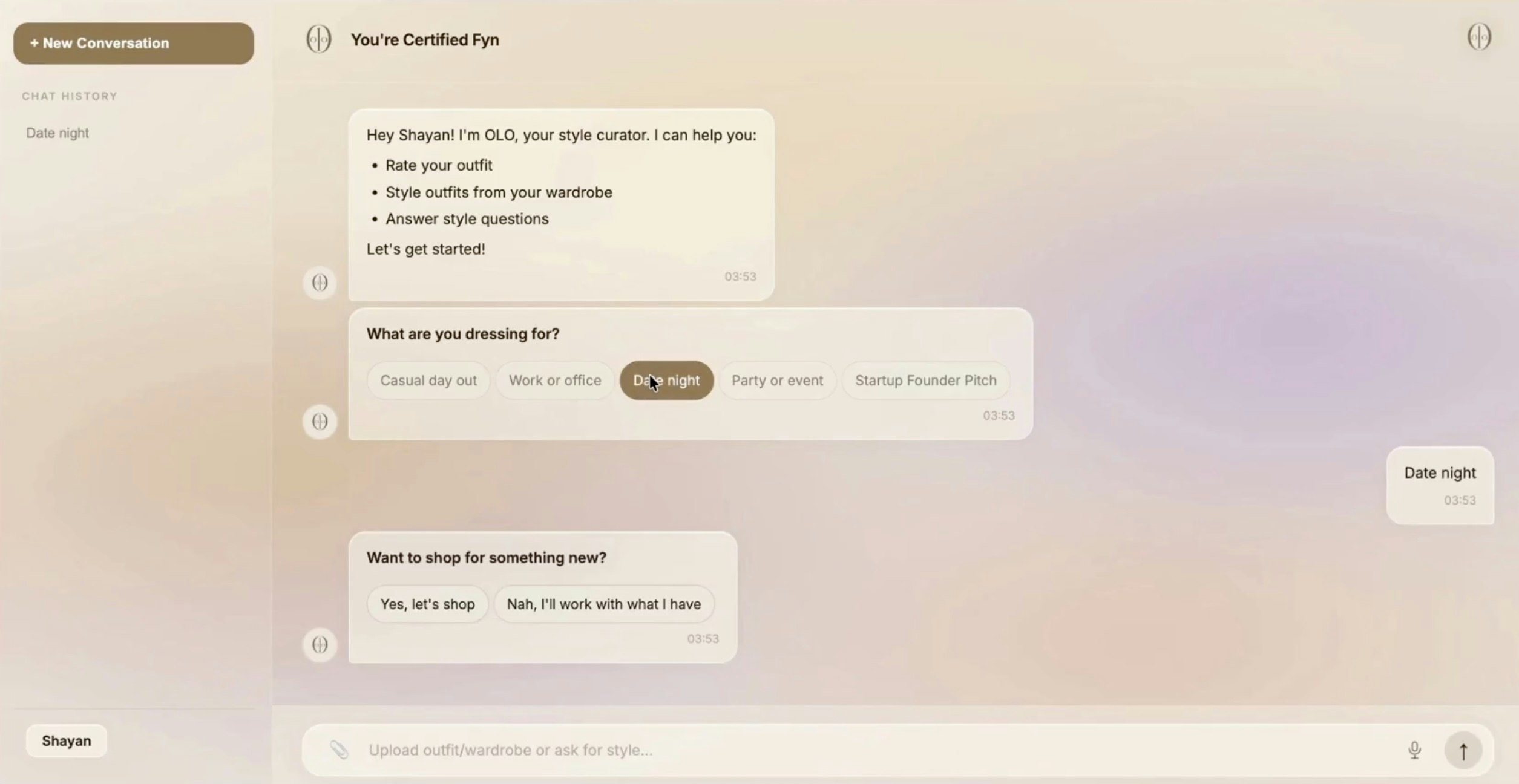 Olo screenshot 1
