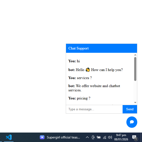 AI Chatbot Support