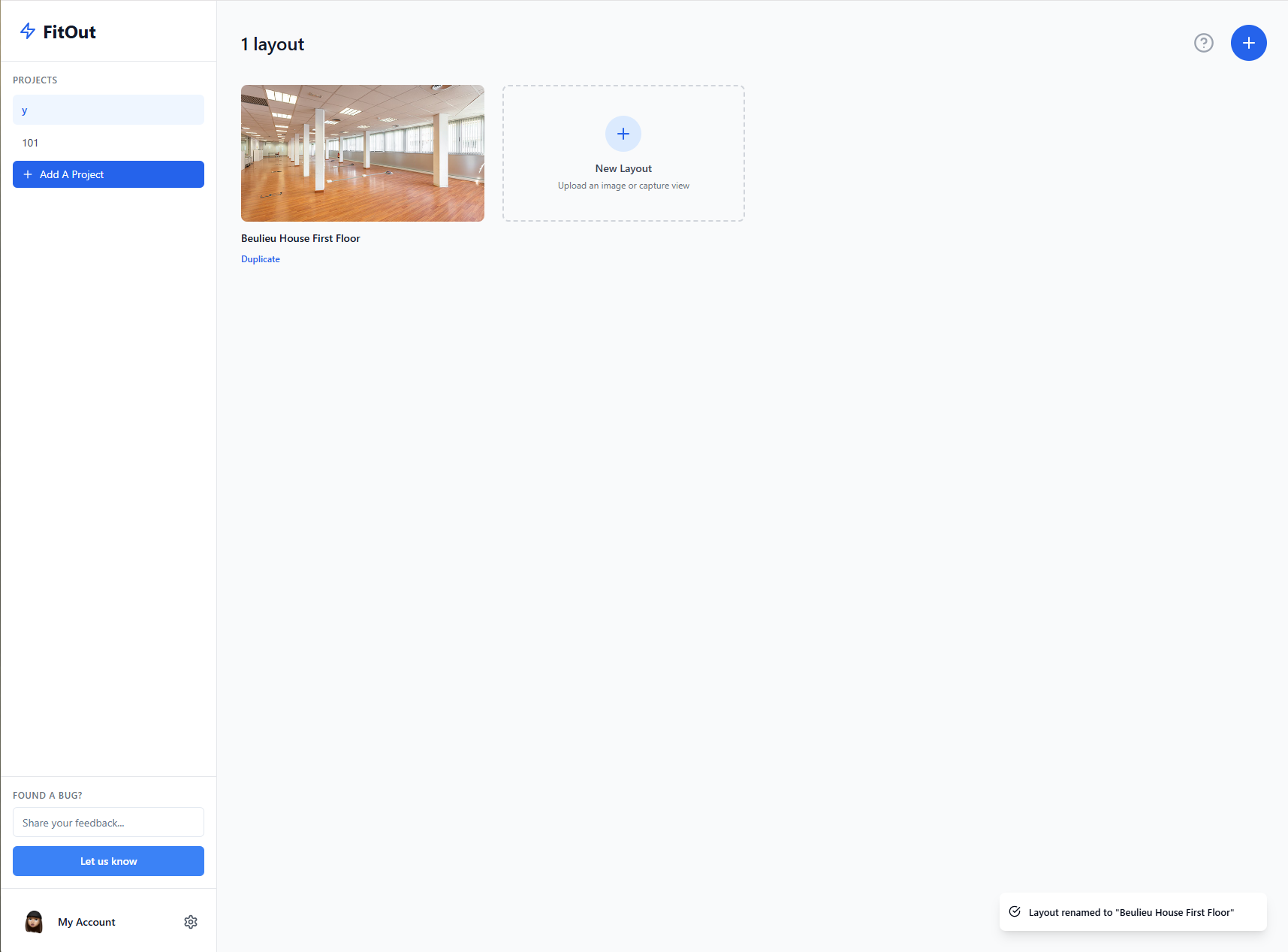 FitOut screenshot 1