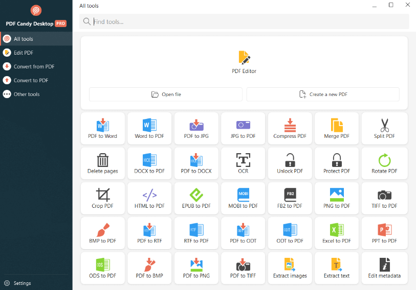 PDF Candy Desktop screenshot 1
