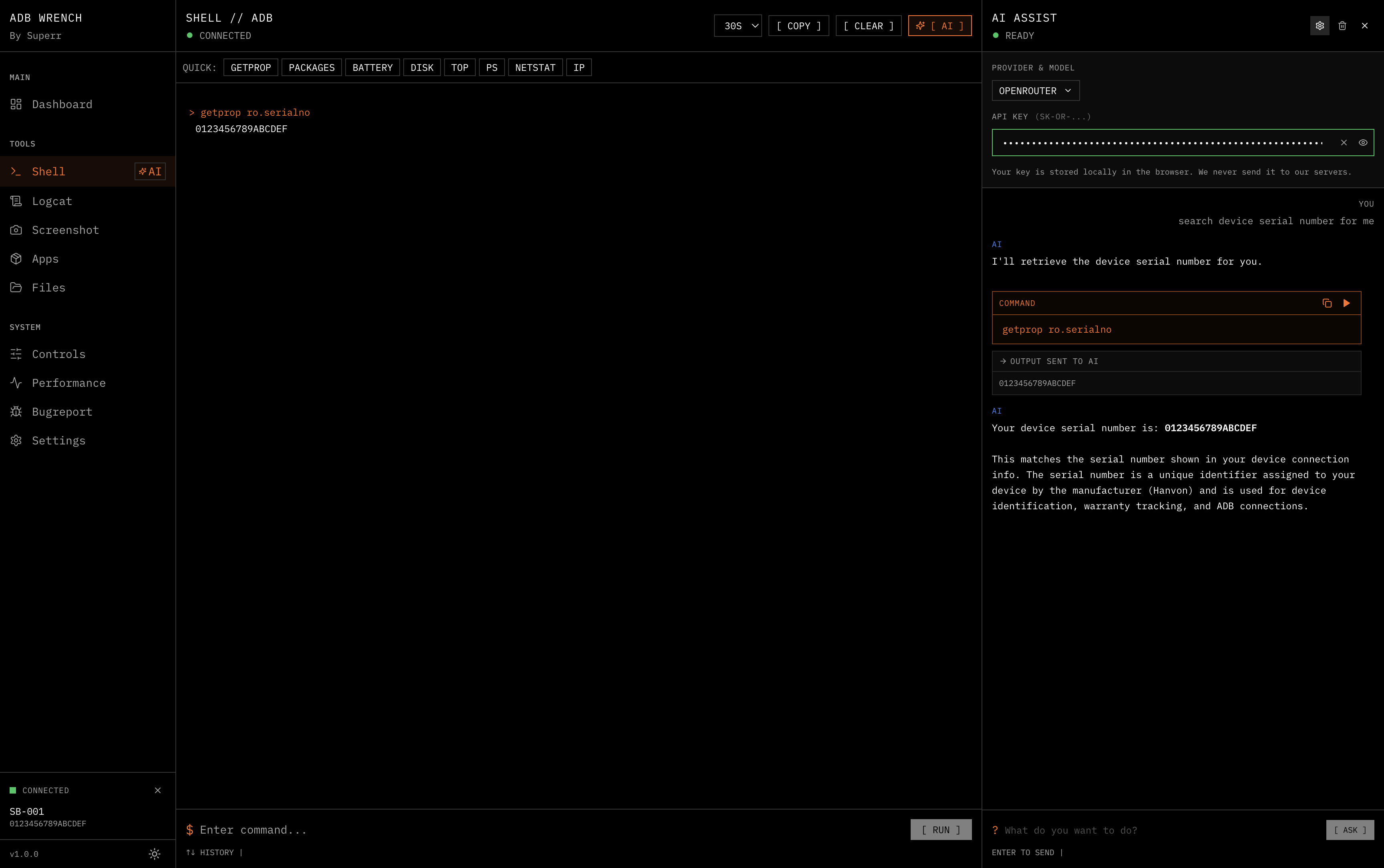 ADB Wrench screenshot 3