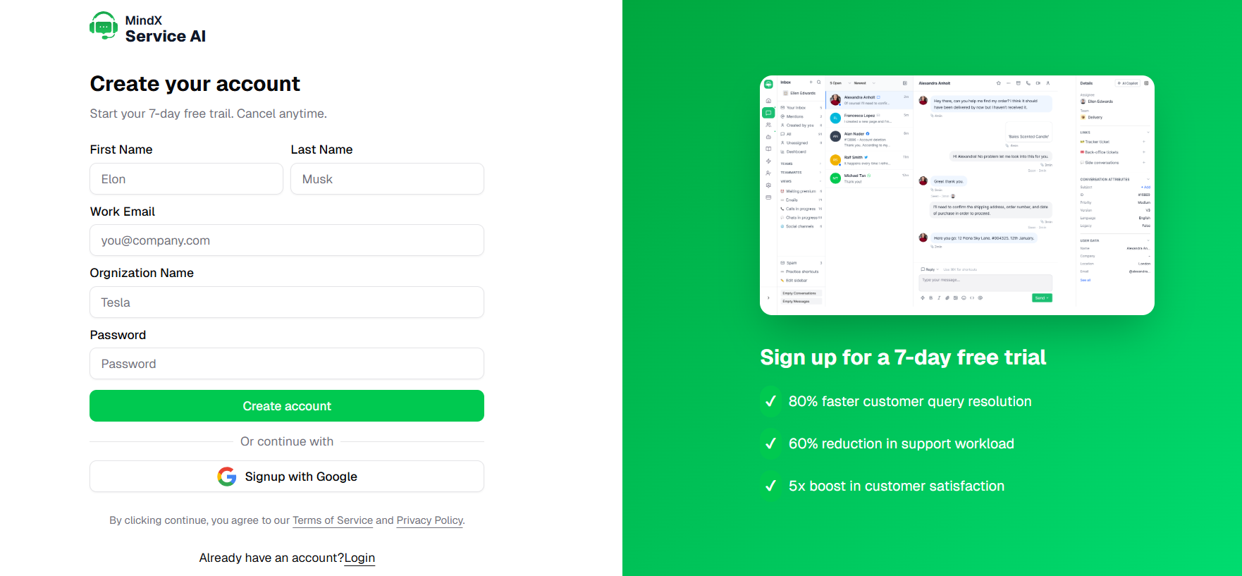 MindX Service AI screenshot 5
