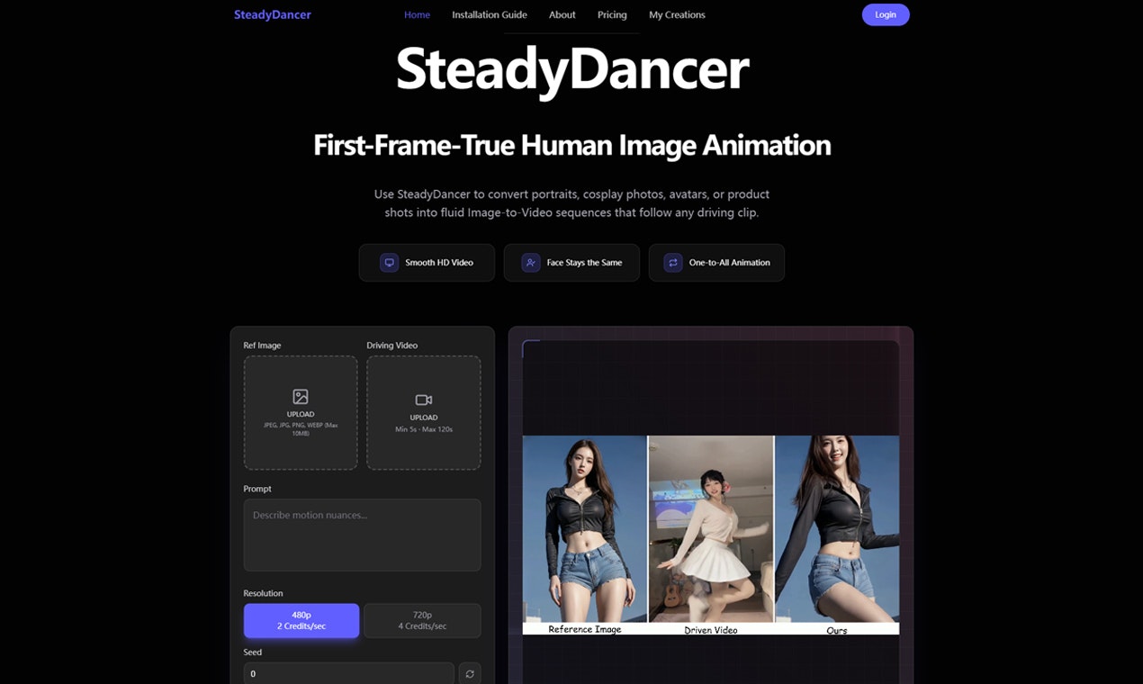 SteadyDancer screenshot 1