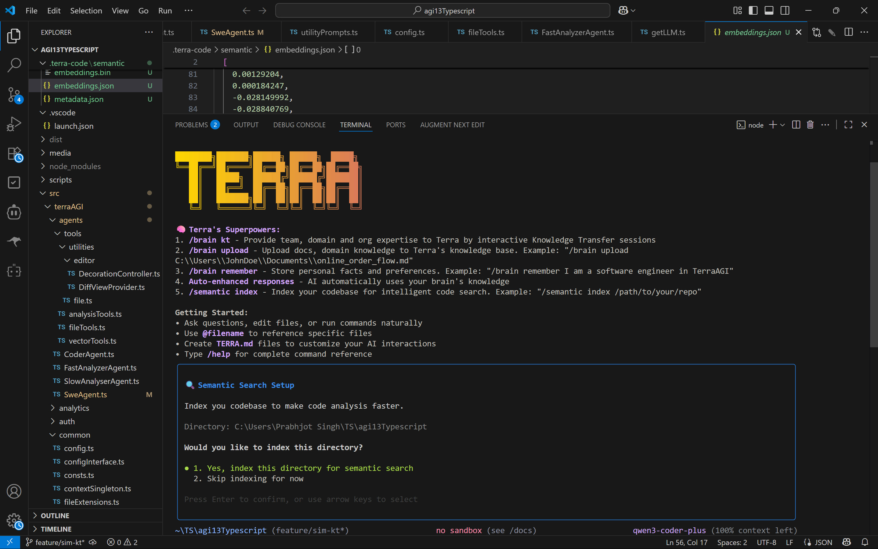 TerraCode CLI screenshot 2