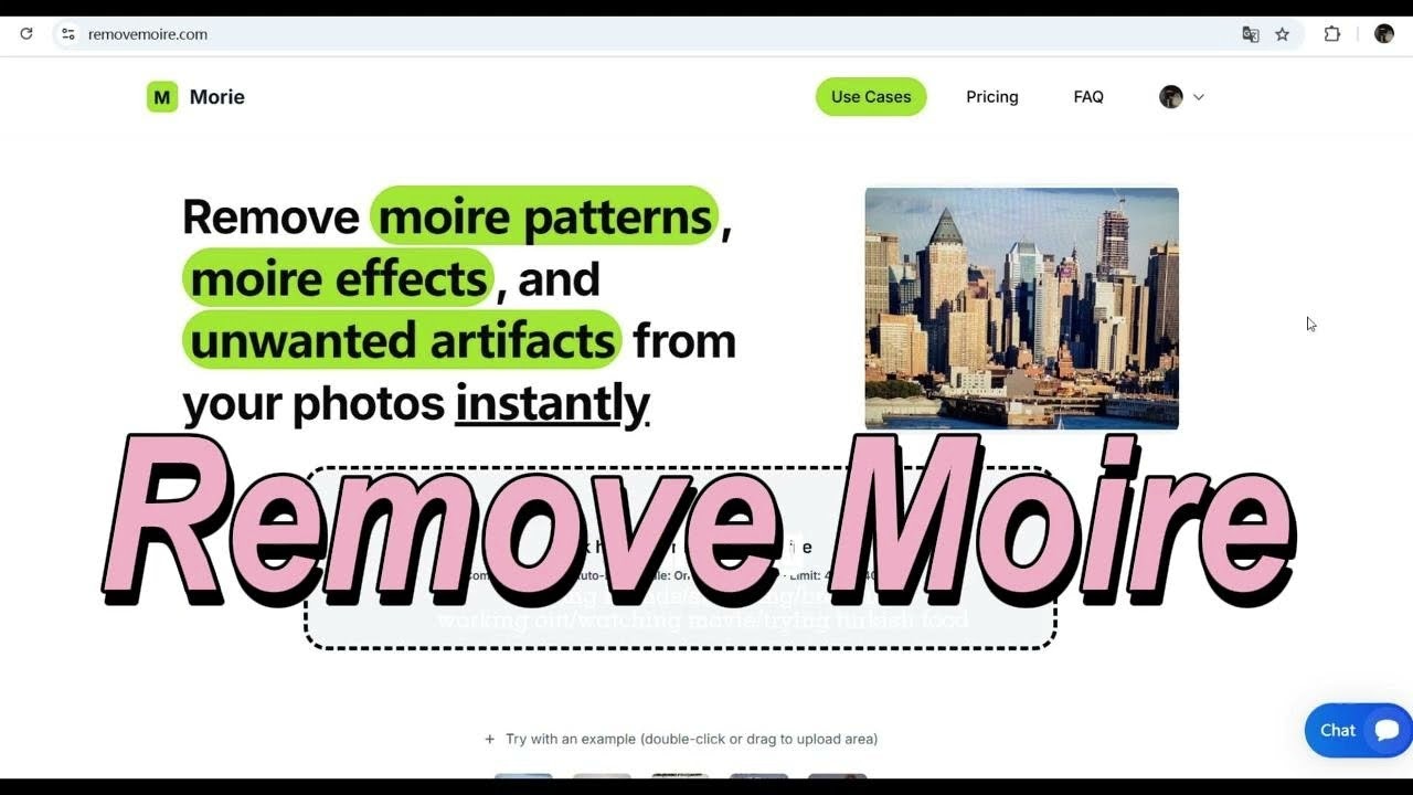 RemoveMoire screenshot 1
