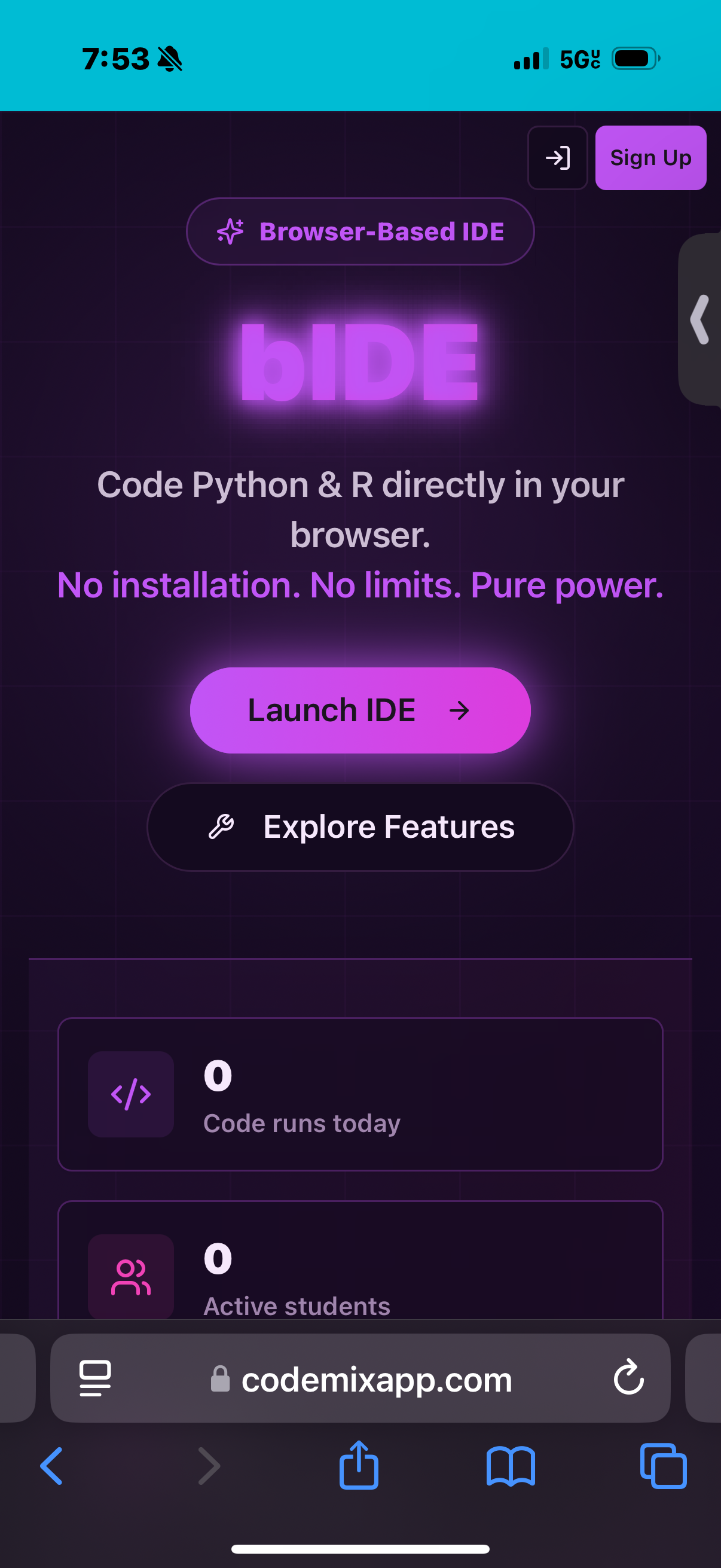 bIDE (Browser IDE for Python, R and etc) screenshot 10